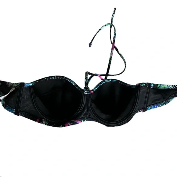 Freya Multicolor Patterned Bikini Top, 34DD - Picture 3 of 5